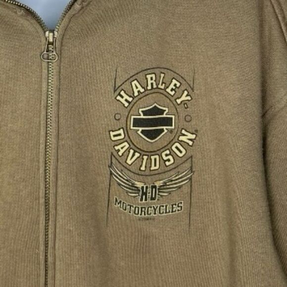 Harley Davidson Men’s XL Full Zip Smoky Mountain Hillbilly HD Sweatshirt - Picture 3 of 7